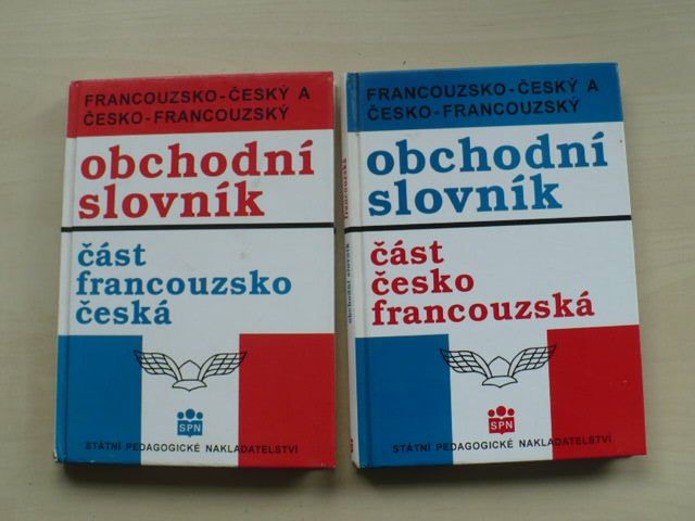 Část česko francouzská a francouzsko česká