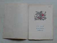 Novoročenka P.F. 1958 - Kruh bibliofilů na Moravě 