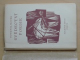 Bohumil Novák - Svědectví poezie (1948) dřevoryty B. Lacina, 700 výtisků