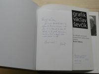 Tabery - Grafik Václav Ševčík (2009) věnování a krátký dopis V.Š.