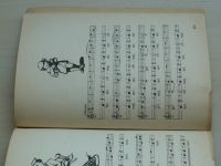 Hilmera - Klíček - Cvičebnice zpěvu a hudební nauky pro obecné školy I.-III. (1936) 3 knihy