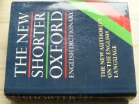 The New Shorter Oxford English Dicitionary (1993) Volume 1,2 (A-M,N-Z)