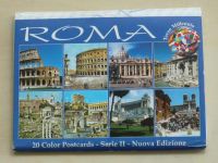 Roma - 20 color postcards - Serie I-II (nedatováno) 40 pohlednic