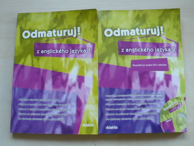 Odmaturuj z anglického jazyka 1., 2. (2004, 2005) + CD (2 knihy)