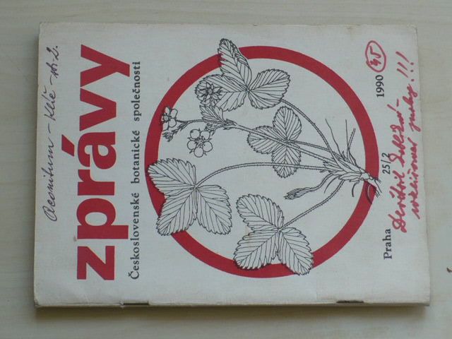 Zprávy Československé botanické společnosti 25/2 (1990)