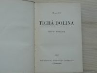 Metoděj Jahn - Tichá dolina (1937) Sbírka povídek