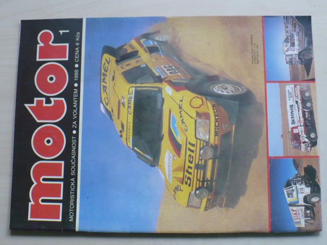 Motor 1-12 (1988) ročník XX. (chybí čísla 4, 8, 10 čísel) + 1 příloha