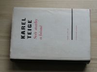 Karel Teige - Svět stavby a básně (1966) Studie z 20. let