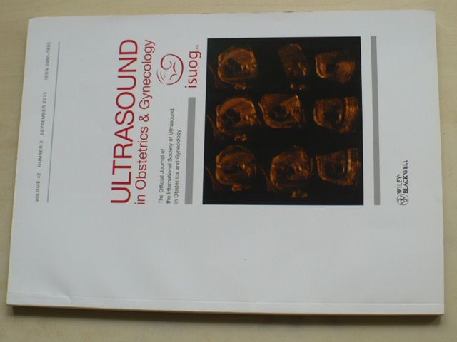 Ultrasound in Obstetrics and Gynecology Number Vol. 42 Number 3 (2013) anglicky