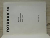 Fotorok 58 (1959) redigovali Hoffmeister, Prošek