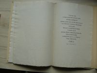 Petr Bezruč - Šest básní (Olomouc 1947) 9/800, dřevoryty St. Menšík, podpisy