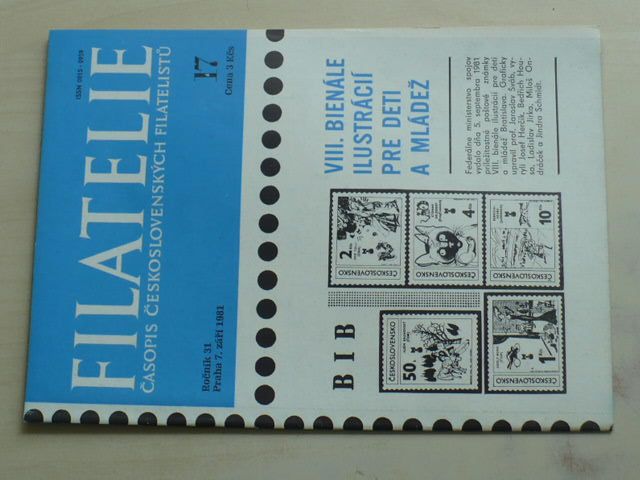Filatelie 17 (1981) ročník XXXI.