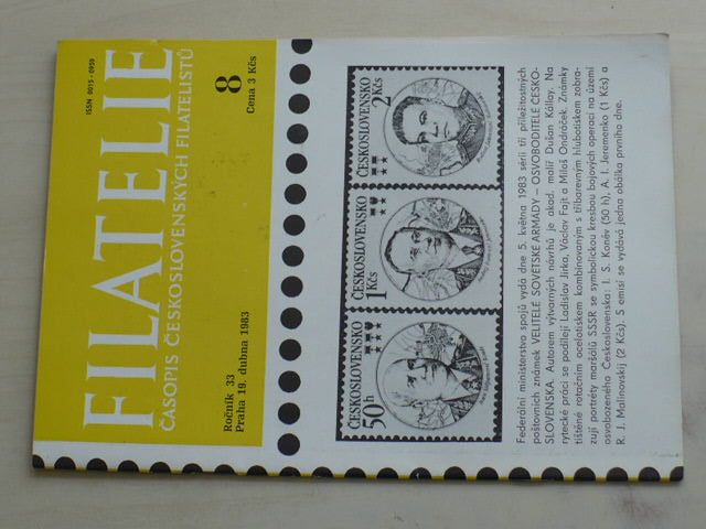 Filatelie 8 (1983) ročník XXXIII.