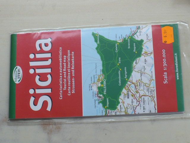 Automapa + turistická mapa - Mappe Iter - Sicilia 1 : 300 000 (2002)