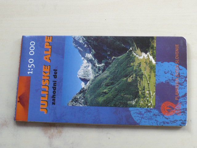Turistická mapa - Geodetski zavod Slovenije - Julijske Alpe, Zahodni del 1 : 50 000 (2001)