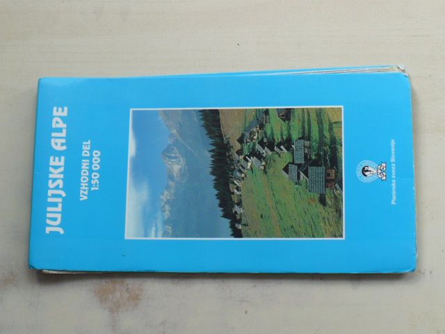 Turistická mapa - Geodetski zavod Slovenije - Julijske Alpe, Vzhodni del 1 : 50 000 (1996)