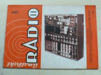 Amatérské radio 1-12 (1972) ročník XXI. (chybí čísla 1, 3-4, 7-8, 10, 6 čísel)