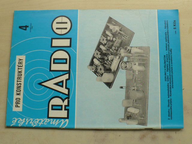 Amatérské radio pro konstruktéry 4 (1983) ročník XXXII.