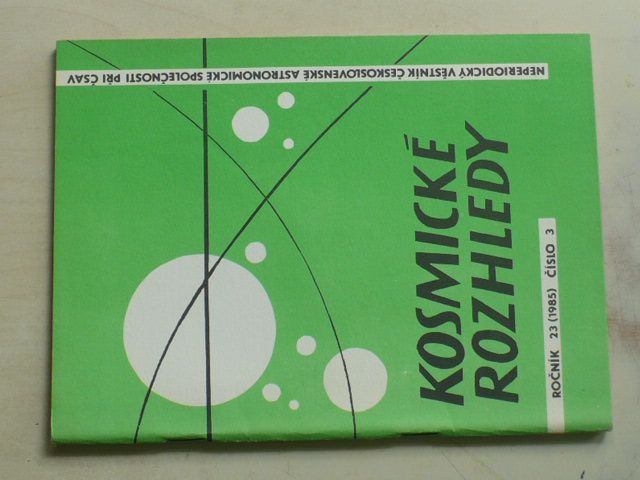 Kosmické rozhledy 3 (1985) ročník XXIII.