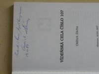 Zácha - Vídeňská cela číslo 107 (1997) podpis a věnování autora