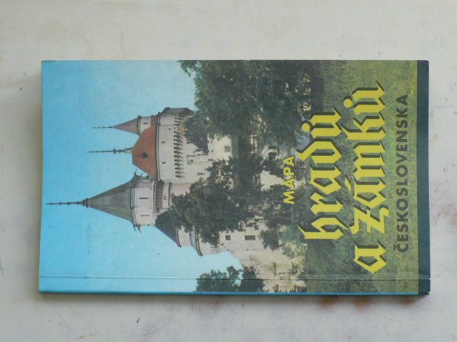 Mapa hradů a zámků Československa 1 : 750 000 (1976)