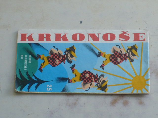 Soubor turistických map č. 25 - 1 : 50 000 Krkonoše (1974)