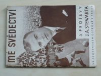 Mé svědectví - 3 projevy J. A. Stewarta na Slovanském ostrově v Praze (1936) podpis autora