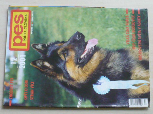 Pes přítel člověka 12 (2001) ročník XLVI.