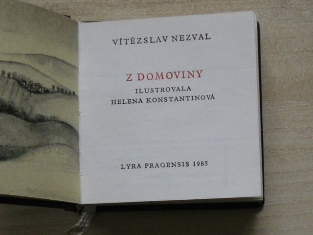 Vítězslav Nezval - Z domoviny (1985) il. Konstantinová