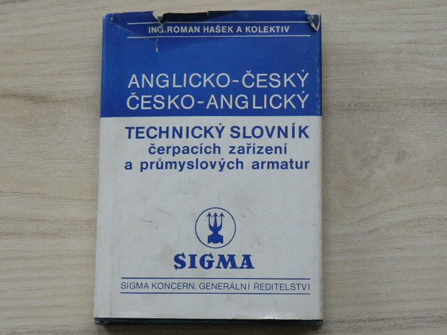 Hašek - Anglicko-český česko-anglický technický slovník čerpacích zařízení - Sigma 1982