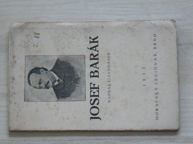 Jandásek - Josef Barák (Moravský legionář Brno 1933)