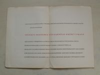 Výstava Akademie výtvarných umění v Praze (1949) + pozvánka