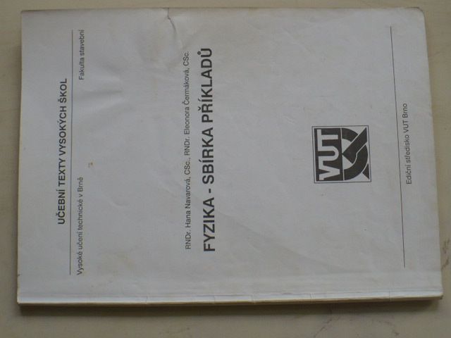 RNDr. Navarová, RNDr. Čermáková - Fyzika - Sbírka příkladů (1991)