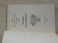 Dílo Antonína Sovy svazek XX. - Kniha baladická (Aventinum 1928)
