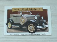 1931 Ford Model A Deluxe Roadster - Prospekt modelu 1:24 (MBI 1995)