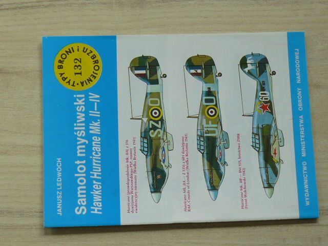 Hawker Hurricane Mk. II-IV - monografie 132, polsky