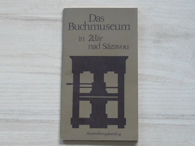 Vrchotka - Das Buchmuseum in Žďár nad Sázavou (1979) německy