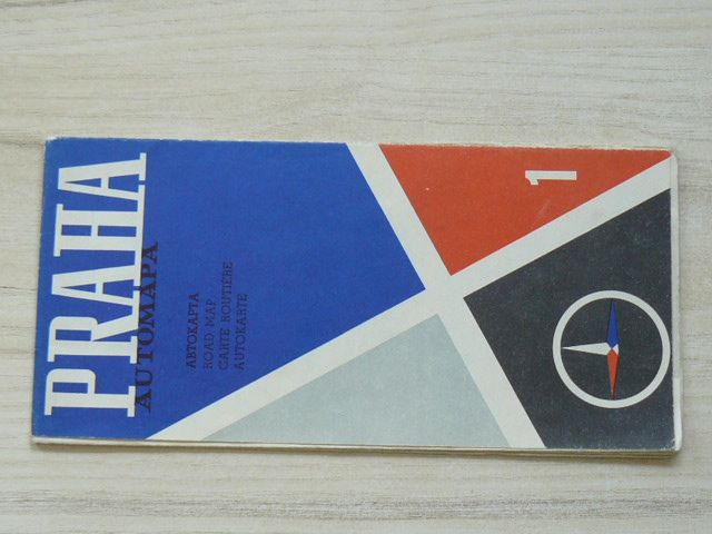 Automapa 1 - 1 : 200 000 - Praha (1971)