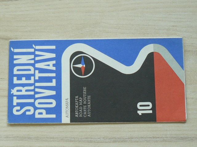 Automapa 10 - 1 : 200 000 - Střední Povltaví (1973)