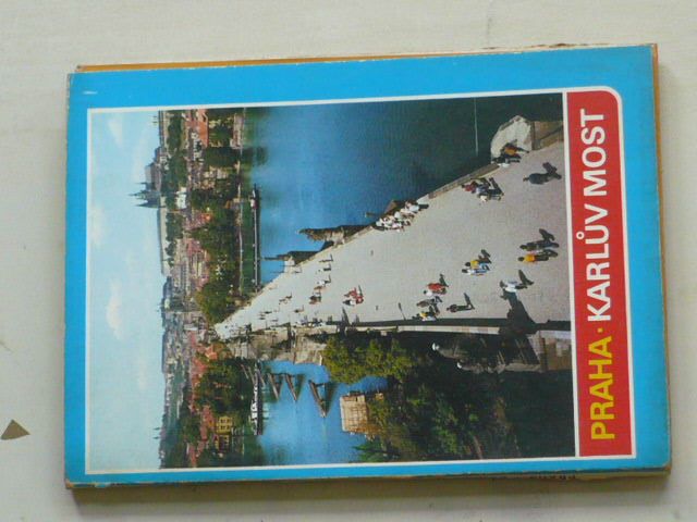 Praha - Karlův most (nedatováno) soubor 12 pohlednic
