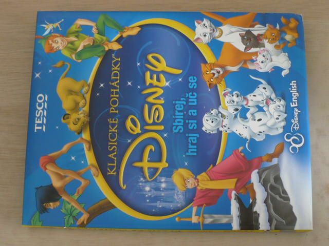 Klasické pohádky Disney - Sbírej, hraj si a uč se (2014) sběratelské album (chybí 3 karty)