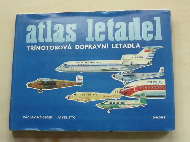 Němeček - Atlas letadel - Třímotorová dopravní letadla (1979)