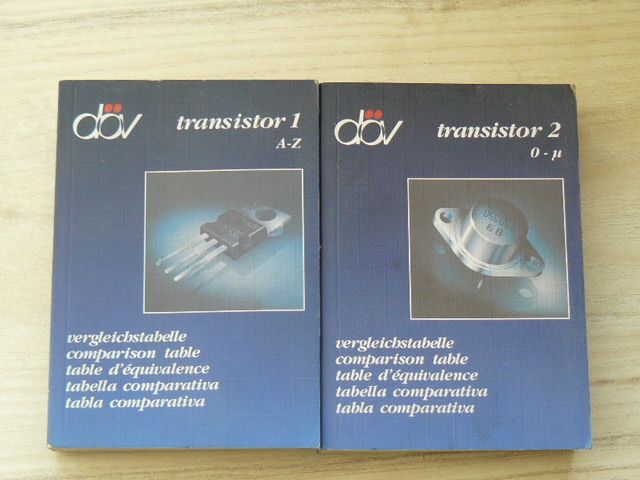 döv Datenlexikon Vergleichstabelle -Tranzistor 1. - A - Z tranzistor / 2. - 0 - μ (1980)cizojazyčné