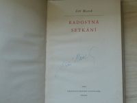 Marek - Radostná setkání (1952) podpis autora