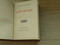 Božena Mrštíková - Vzpomínky I. II. III.-IV. V. VI. (1933-8) 123/300, věnování a podpis autorky