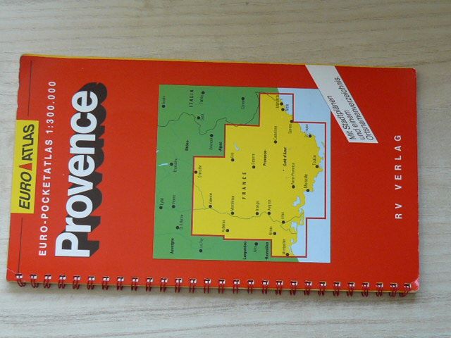 Euro - Pocketatlas 1 : 300 000 - Provence (1989) německy