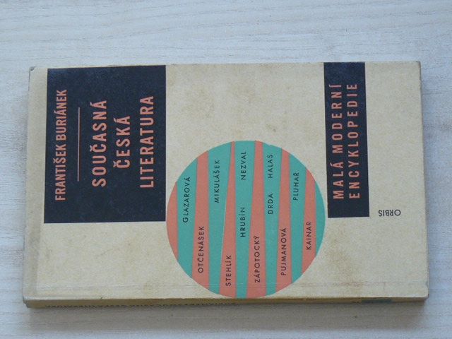 Buriánek - Současná česká literatura (1960)