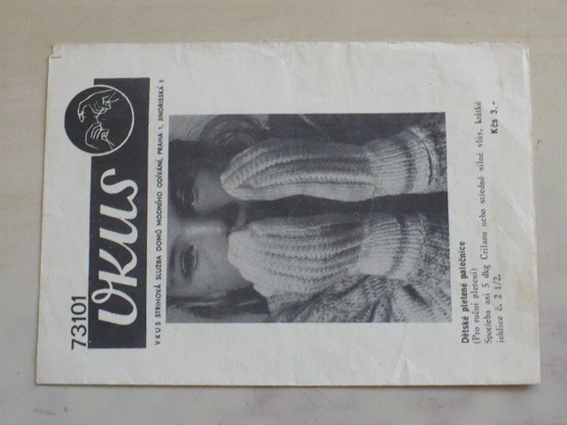 Vkus 73101 - Dětské pletené palečnice (nedatováno)