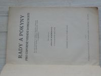 Kožmínová - Rady a pokyny pro úsporné vedení domácnosti (Strnadel 1947)