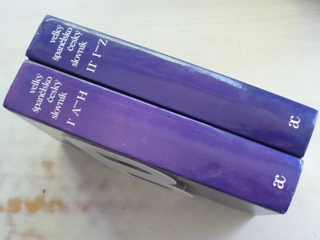 Dubský - Velký španělsko-český slovník I/A-H, II/I-Z (1993) 2 knihy